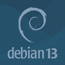 Debian 13 (trixie) logo